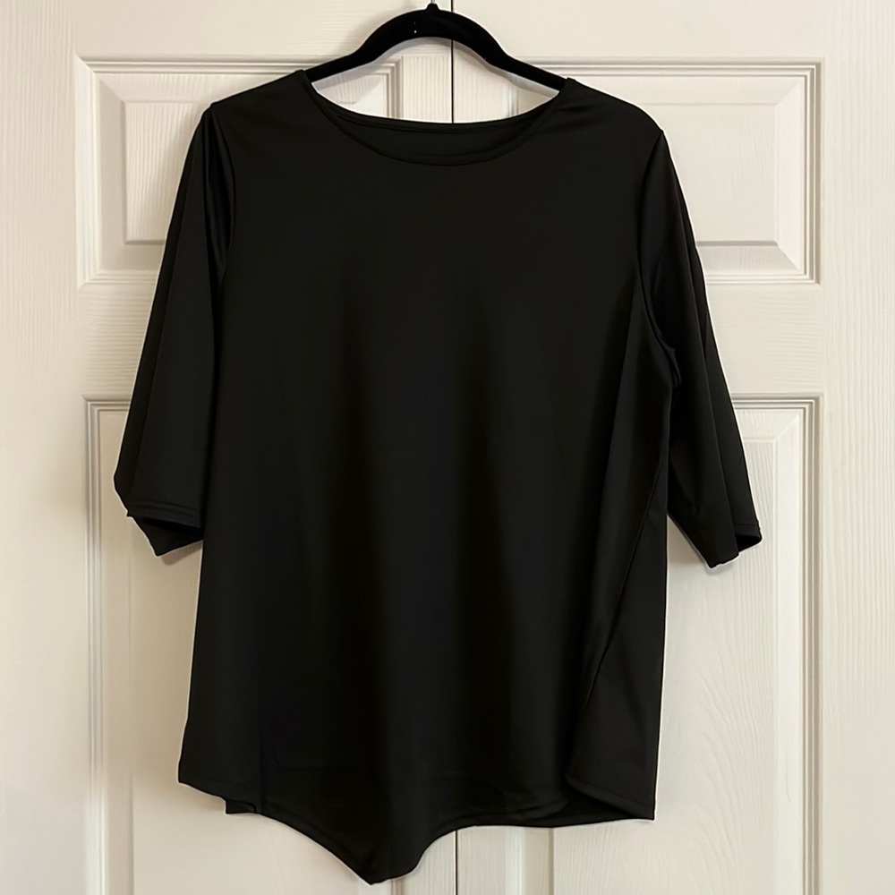 Shein Curve 1X black top. Never worn.